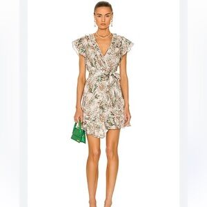 Veronica Beard Itzel Belted Wrap Mini Dress NWOT